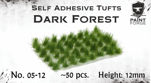 Краска Forge Dark Forest пучки травы 70 шт. 12мм