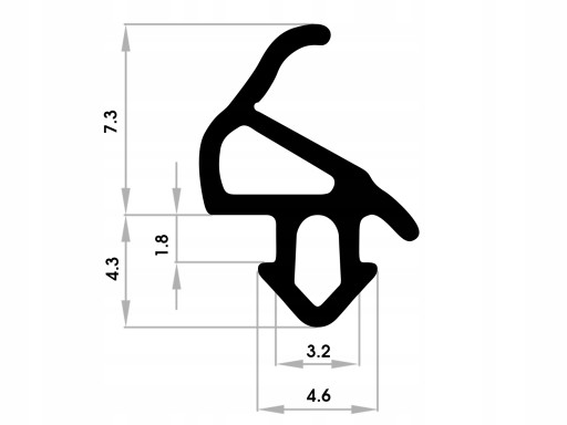 Aluplast S -1559 - 10 м