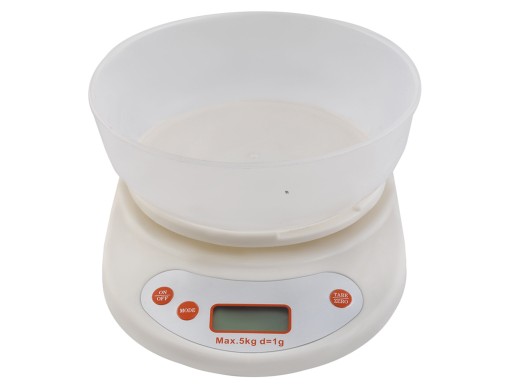ЭЛЕКТРОННЫЕ КУХОННЫЕ ВЕСЫ С ЧАШЕЙ, 5 КГ LCD