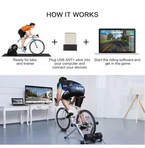USB-антенна ANT+ Stick для Zwift Tacx Wahoo Elite