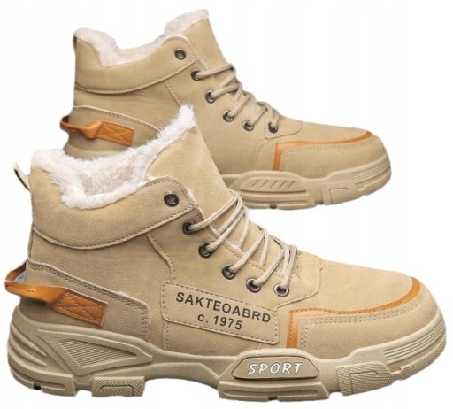 MĘSKIE BUTY ZIMOWE MARTIN SKÓRZANE R.39-4441