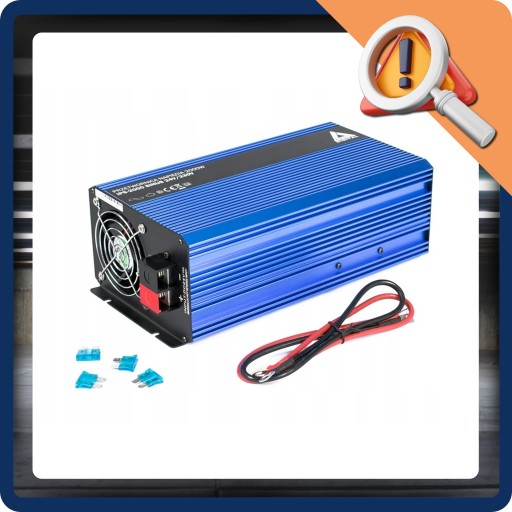 AZO Digital Przetwornica napięcia 24 VDC / 230 VAC SINUS IPS-2000S 2000W