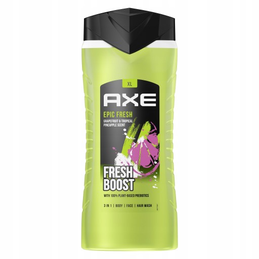 Гель для душа Axe Epic Fresh 3x 400 мл - Энергия и освежение