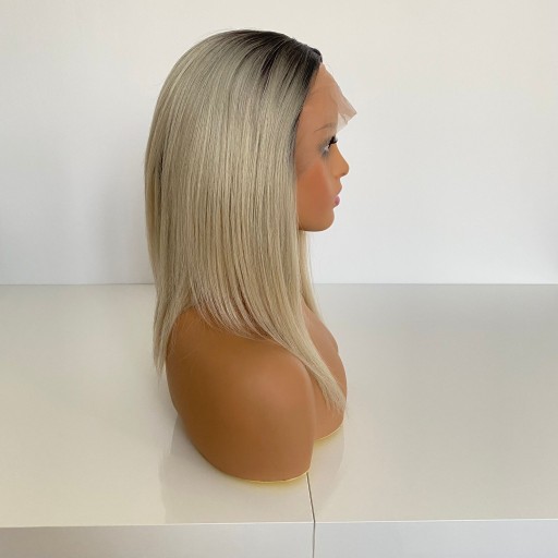 Парик платинового блонда LACE FRONT + БЕСПЛАТНАЯ шапочка