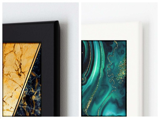 50x40 ZESTAW OBRAZY W RAMIE PLAKATY RAMKA TRAWA PAMPASOWA NATURA BOHO