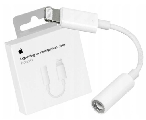 Адаптер мини-джек Apple Lightning 3,5 мм