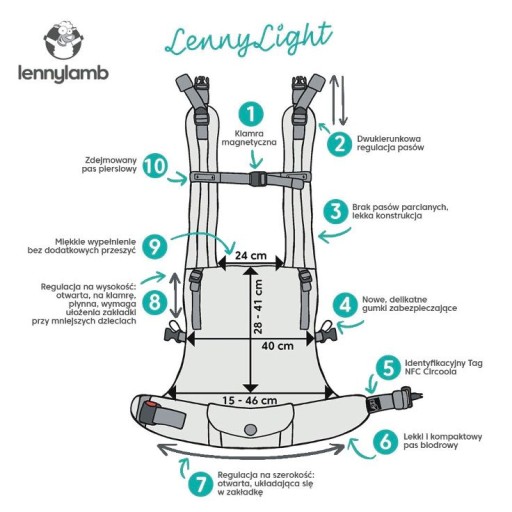 LennyLamb Переносчик LennyLight - Дзики Вино Букет
