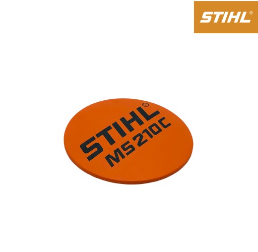 TABLICZKA Z TYPEM URZĄDZENIA STIHL MS210C ORYGINAŁ