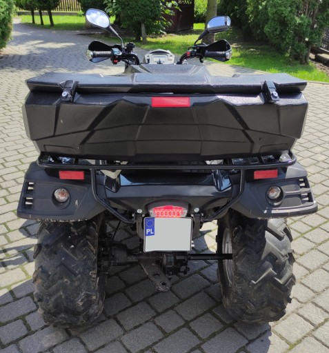 KUFER BOX SKRZYNIA TYŁ TYLNY 95L +ZAMEK Quad Linhai TGB Access Kymco Segway