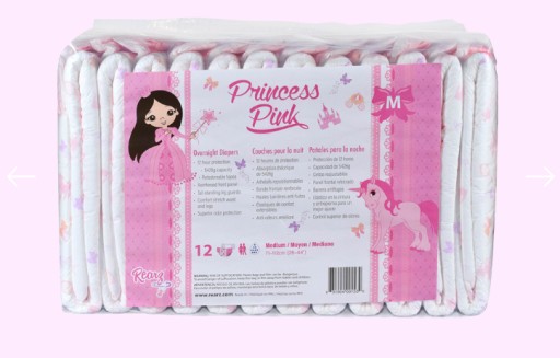 Pieluchomajkt rezar Princess Pink M 76-102 см
