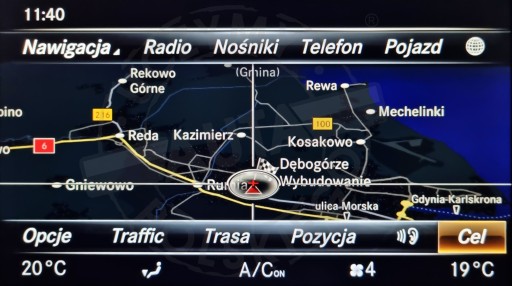 MERCEDES S-KLASA A217 ПОЛЬСКОЕ МЕНЮ LECTOR REGION