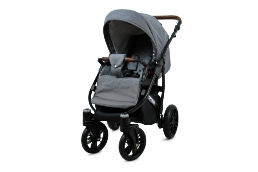 Коляска BabyLux OPTIMAL ALU 2в1, гондольная коляска с сумкой, легкая