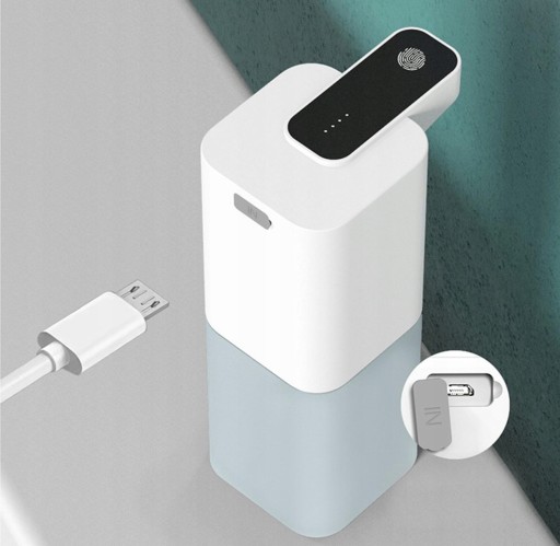Перезаряжаемый дозатор мыла USB C производит бесконтактную дезинфекцию рук.