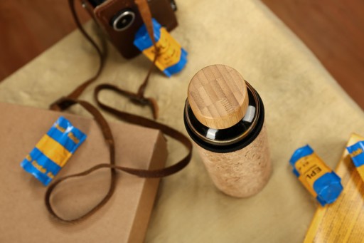 Butelka Szklana Bidon 550 ml EKO VENI w Pokrowcu