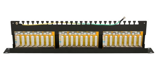 Patchpanel Extralink CAT5E STP V2 24 porty