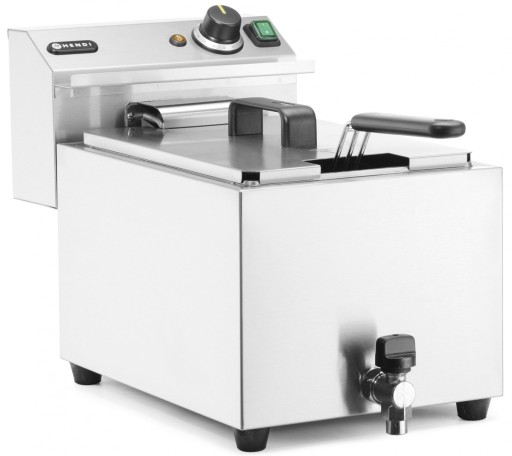 Frytownica elektryczna nastawna z kranem spustowym 400 V 66000 W 10 l -