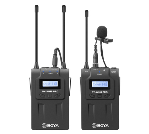 Boya BY-WM8 PRO-K1 - zestaw bezprzewodowy audio (TX8 Pro + RX8 Pro)