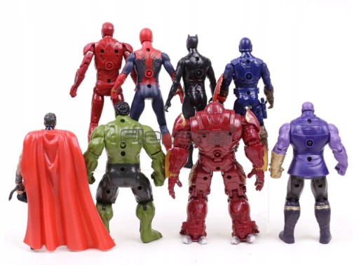 ФИГУРКИ MARVEL AVENGERS INFINITY LIGHT 8 ШТ.