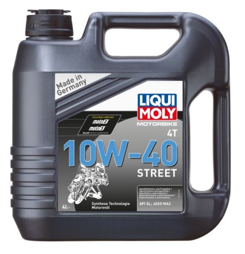 LM OIL 10W40 Moto Racing 4T 4L API SN, JASO MA2 LIQUI MOLY 1243