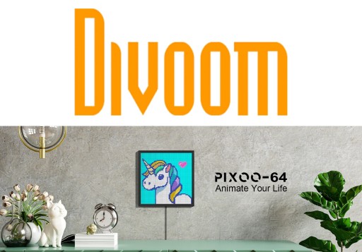 DIVOOM PIXOO 64 BLUETOOTH WI-FI ПИКСЕЛЬНАЯ РАМКА ART