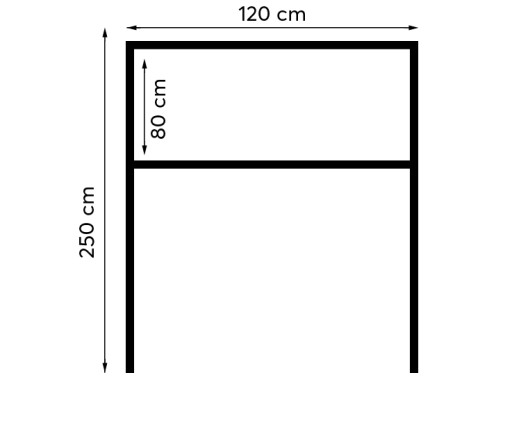 ПРОДАЖА/АРЕНДА доска 120х80 см + металлоконструкция 250 см.