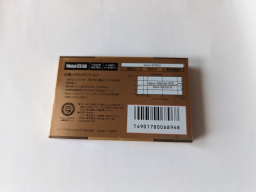 SONY Metal-ES 60 1988 НОВИНКА 1 шт.