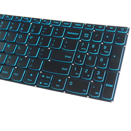 Клавиатура для Lenovo Gaming L340 L340-15 L340-17 L340-15IRH L340-17IRH СИНЯЯ
