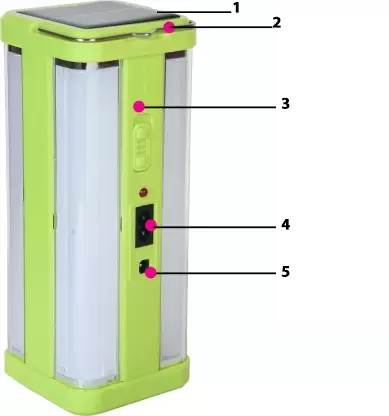 LAMPA TURYSTYCZNA AKUMULATOR pod NAMIOT SOLAR MOC