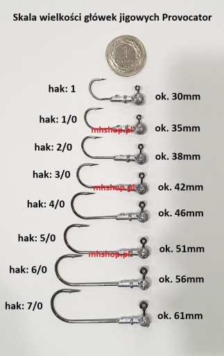 Крючок JIG HEAD PROVOCATOR № 2/0 упаковка 30г. 3 шт.