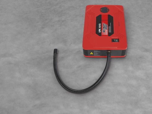 ULTIMATE SPEED Powerbank с компрессором, 4 функции