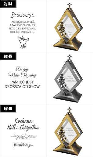 ZNICZ personalizowany z grawerem dla Brata Wuja