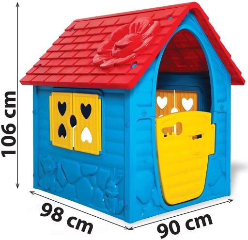 DOMEK OGRODOWY DLA DZIECI 456 NIEBIESKI