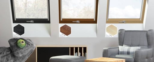 FAKRO PTP-V/PI U4 78x118 ПВХ-сосна ЦВЕТ АНТРАЦИТ