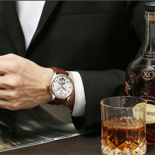 РОСКОШНЫЕ МЕХАНИЧЕСКИЕ ЧАСЫ KINYUED TOURBILLON