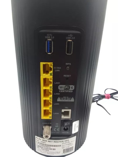 РОУТЕР PLAY BOX NET HFC WI-FI 6 CG3000TC ИНТЕРНЕТ ПРЕМИУМ КОМПЛЕКТ БЛОК ПИТАНИЯ