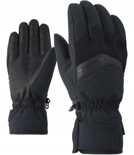 Rękawice narciarskie ZIENER GABINO black roz. 9