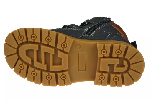 Zimowe buty dziecięce American Club trapery BXD100/23NA granatowe 31