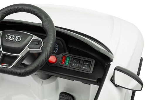 АККУМУЛЯТОРНЫЙ АВТОМОБИЛЬ AUDI RS ETRON 4x4 И 2x2 ​​КОЖАНЫЙ РЕЖИМ СВЕТОДИОДНЫЕ ФАРЫ ПОДАРОК