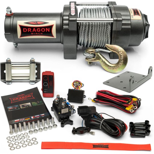 ЭЛЕКТРИЧЕСКАЯ ЛЕБЕДКА ДЛЯ QUAD DRAGON WINCH DWH 3500 HD