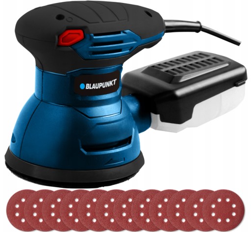 Эксцентриковая орбитальная шлифовальная машина Blaupunkt 300W