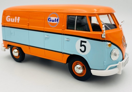 VW Type 2 T1 Delivery Van GULF модель 1:24 Motormax 79649