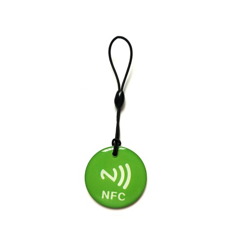Брелок NFC TAG nTag213 ЗЕЛЕНЫЙ