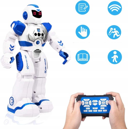 INTELIGENTNY ROBOT RC CZUJNIK DLA DZIECKA ZE PILOT