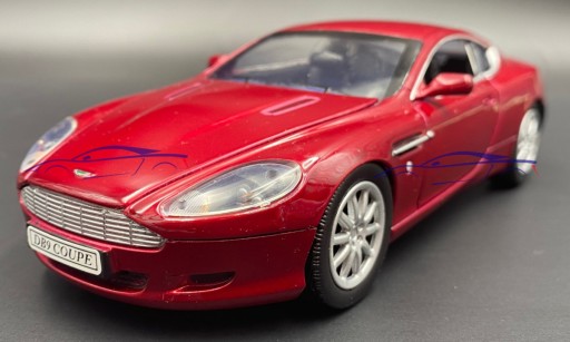 Aston Martin DB9 Coupe 1:24 модель Motormax 73321 красный