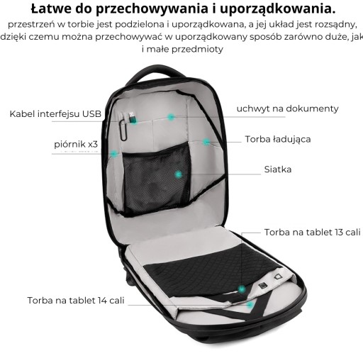 Светодиодный рюкзак + школьное приложение POWERBANK OG smart EYES Bluetooth