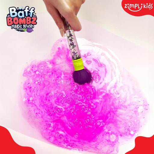 Zimpli Kids Baff Bombz Magic Brush набор бомбочек и щеток для ванны
