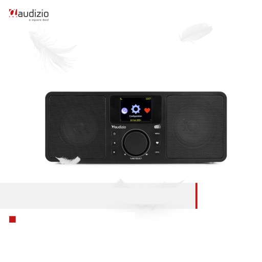 ИНТЕРНЕТ-РАДИО WIFI DAB+ FM BT ПУЛЬТ ЧЕРНЫЙ