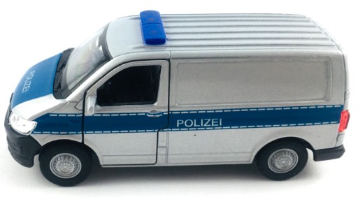 VW TRANSPORTER T6 ПОЛИЦЕЙСКИЙ ФУРГОН МОДЕЛЬ WELLY 1:34