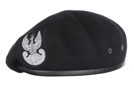 BERET Tłoczony SIŁ SPECJALNYCH z ORŁEM Czarny 56