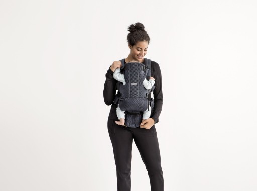 ПЕРЮЗИНКА BABYBJORN MOVE 3D СЕТКА АНТРИАЦИТ серый